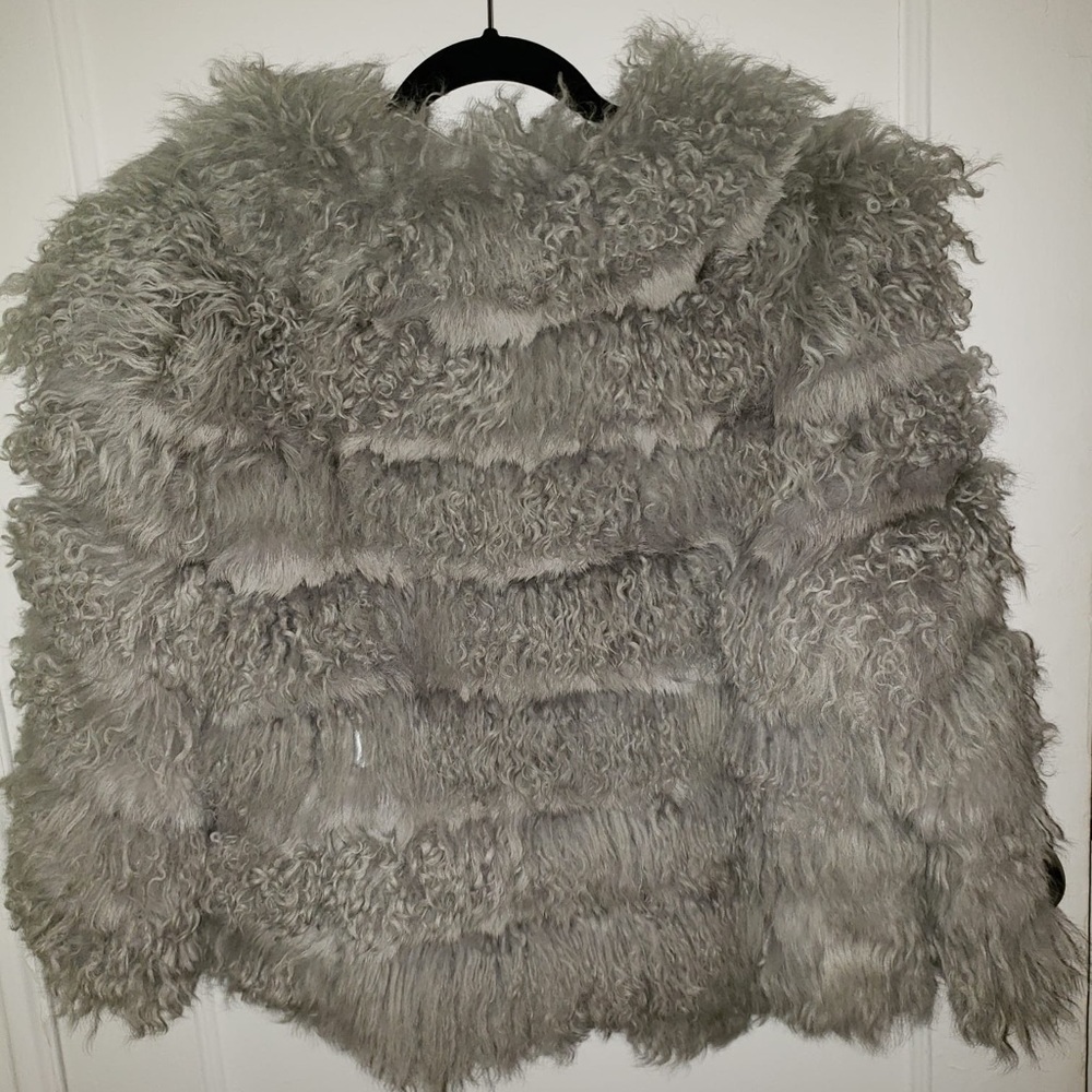 Byblos Rabbit Fur Coat - Picture 2 of 4